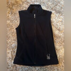 Spyder Black Zip-Up Vest